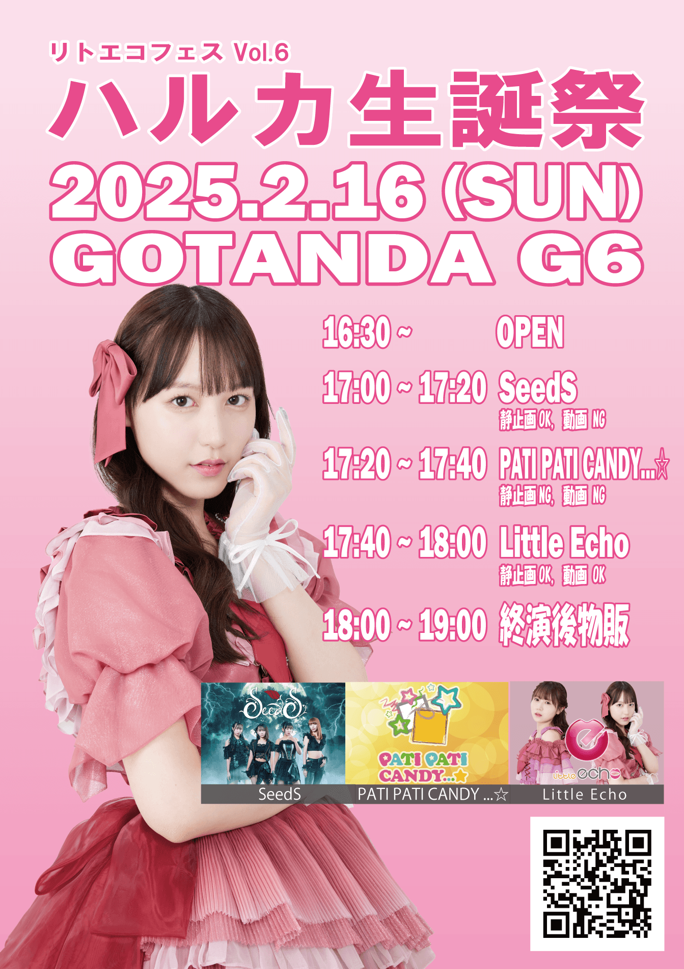 Haruka Anniversary Live key visual.